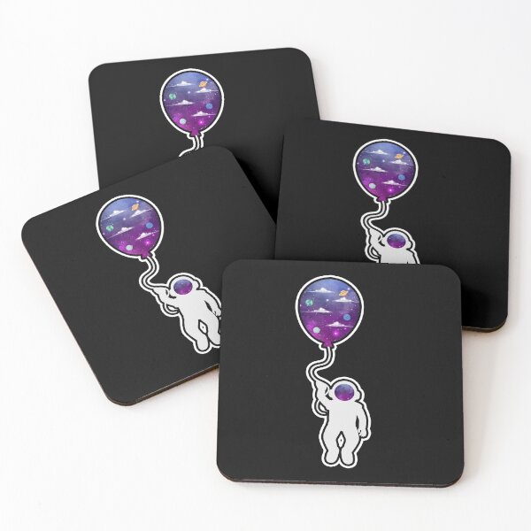 Item preview, Astronaut with balloon galaxy designed and sold by redshirtz.