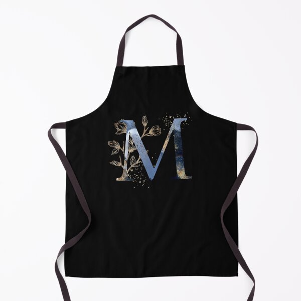 Item preview, Floral Initial Letter M, Monogrammed designed and sold by PinkLotusArt.