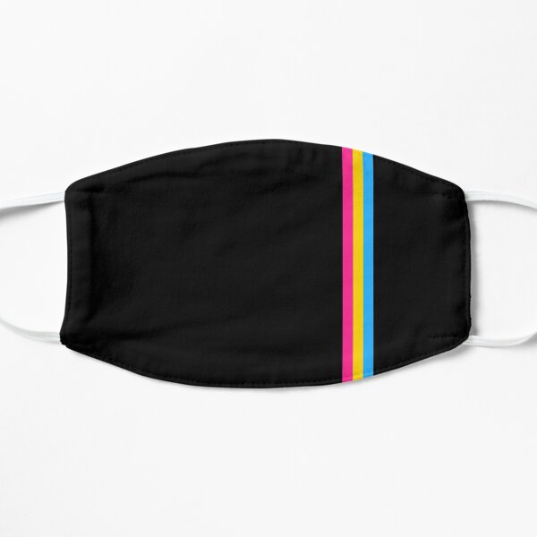 Pan Pride Flag Minimalist Mask