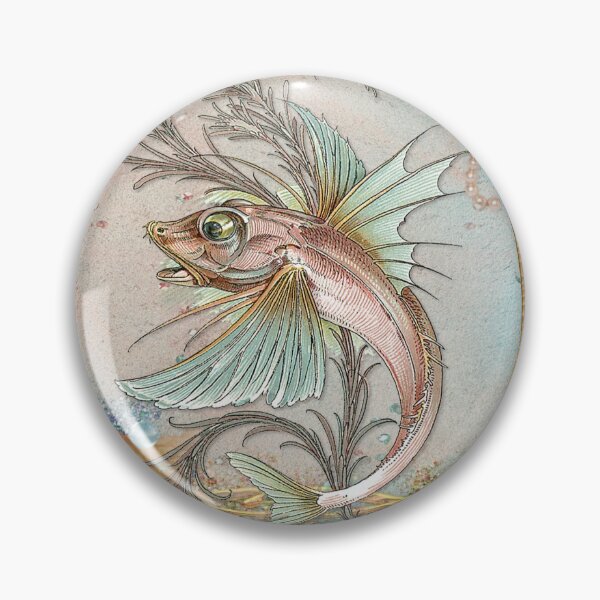 Artikelvorschau, Fantasy Fish Art Nouveau entworfen und verkauft von SpiceTree.