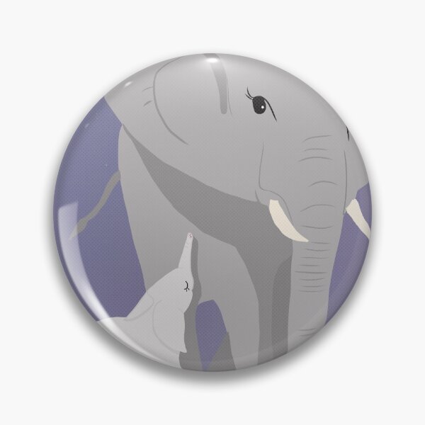 Item preview, We, the Mammals - Elephant designed and sold by Clarissa Mond.