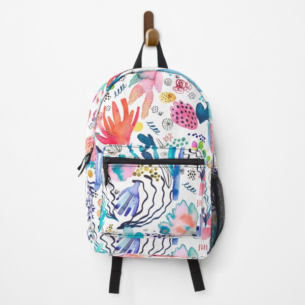 Item preview, Coral reef print - Colorful seabed watercolor designed and sold by ninoladesign.