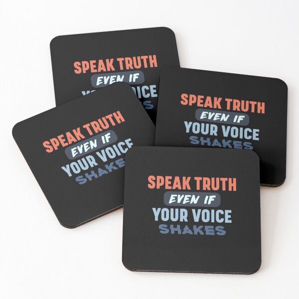 Item preview, Speak truth even if your voice shakes designed and sold by bumperapparels.