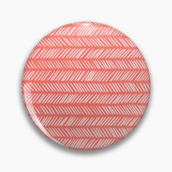 Artikelvorschau, Coral Thin Herringbone entworfen und verkauft von ColorObsession.