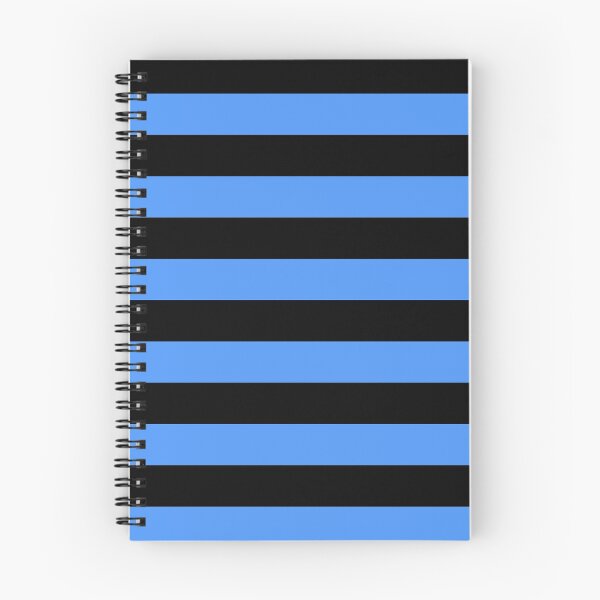 Item preview, Basic Chunky Stripes - Black & Sky Blue designed and sold by TheFrostedDonut.