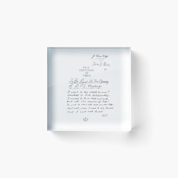 Item preview, Five Centuries of Verse Dead Poets Society designed and sold by Gothicrelics.