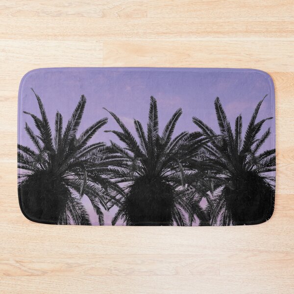Item preview, Palm Tree with Purple Sunset Ombre Sky designed and sold by MarzStudio.