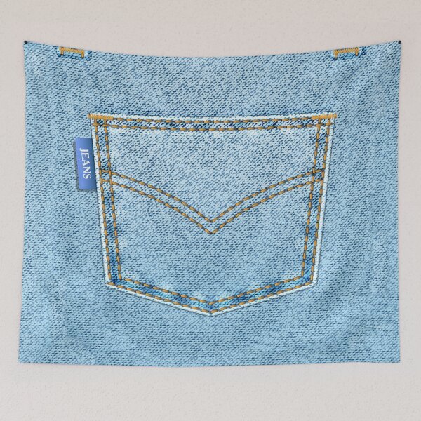 Item preview, Denim Blue Jeans Pocket designed and sold by StudioArt63.