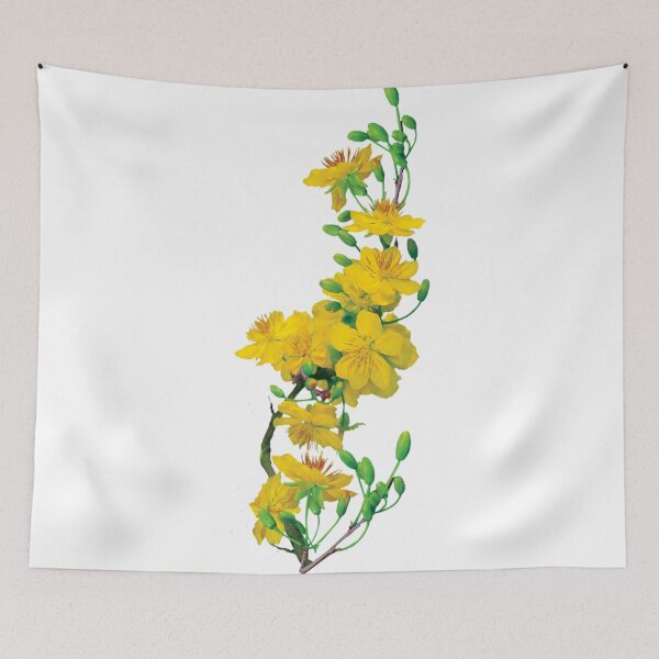 Item preview, Beautiful Yellow Clematis Flower designed and sold by Designs By Creation.