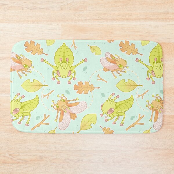 Item preview, Summer of Bugs - Cute bug pattern - Heteropteryx dilatata  designed and sold by Patience Melton.