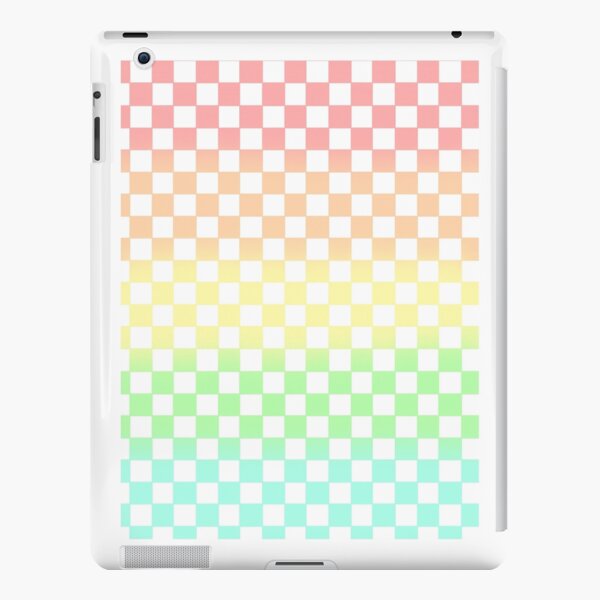 Rainbow checkboard iPad Snap Case