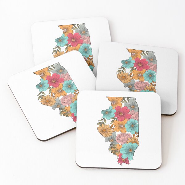 Item preview, Floral Illinois  designed and sold by Emily Walden.