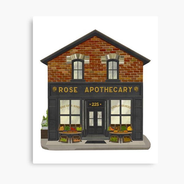 Rose Apothecary Illustration Canvas Print