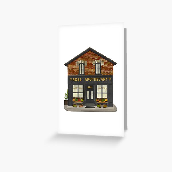 Rose Apothecary Illustration Greeting Card