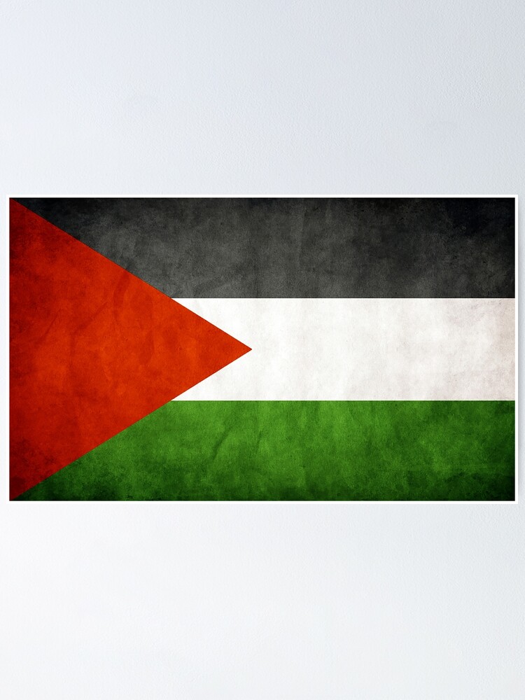 Palestine, Palestinian Flag, National Flag of Palestine Poster for Sale  by RedeyeDigital