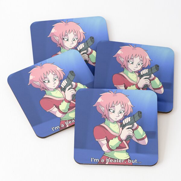 Item preview, "I'm A healer... but" Code Lyoko Aelita designed and sold by RoamingPandas.