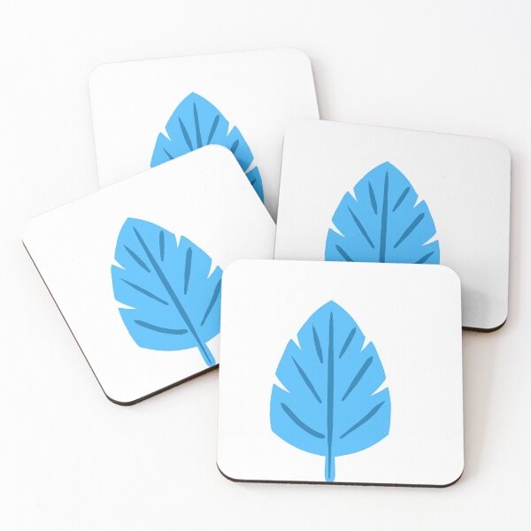Item preview, Big blue tropical leaf designed and sold by EarthlingHelena.