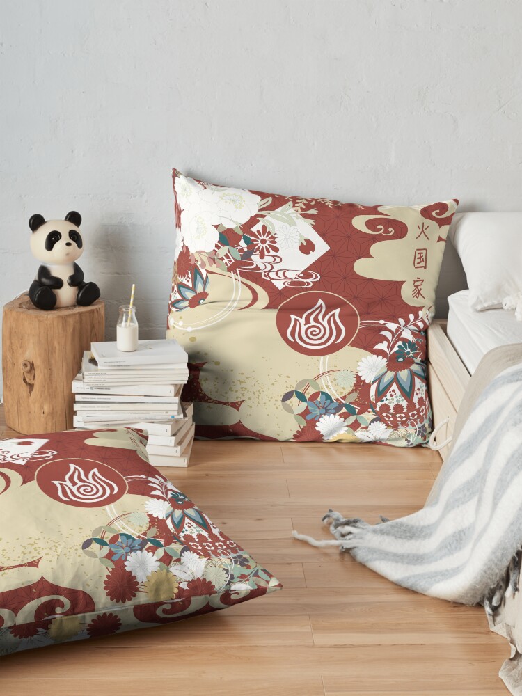 Alternate view of Fire Nation Tapestry Floor Pillow