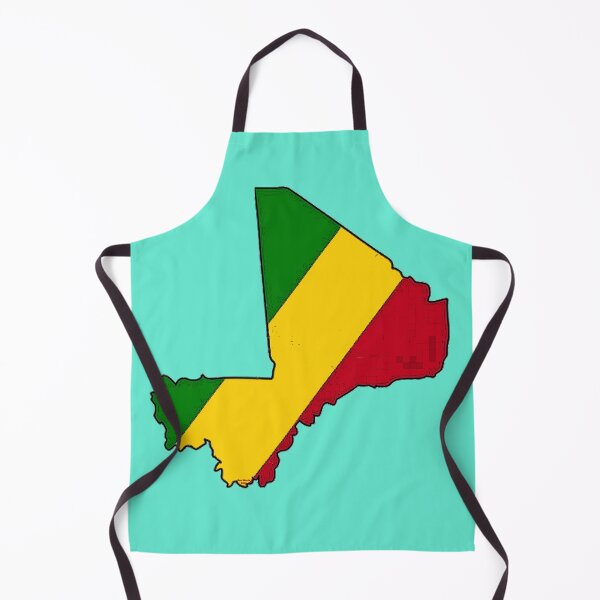 Item preview, Mali Map With Malian Flag designed and sold by Havocgirl.