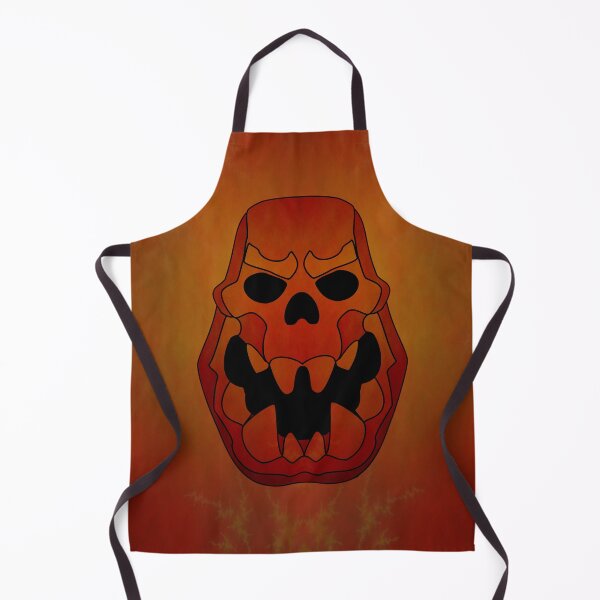 Item preview, Burning Ork Skull designed and sold by SolarCross.