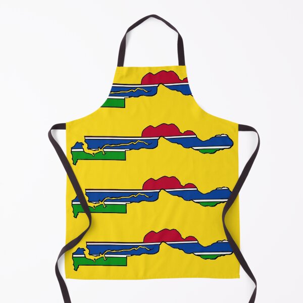 Item preview, Gambia Map With Gambian Flag designed and sold by Havocgirl.