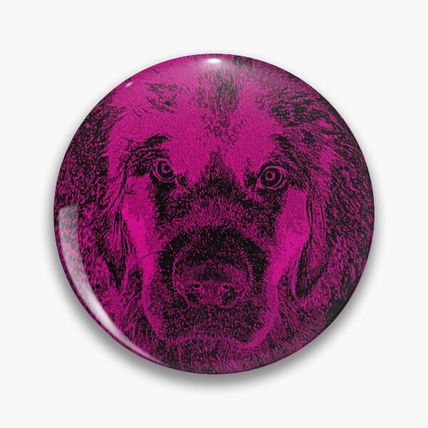 Item preview, Newfoundland dog black pink designed and sold by Moonyflower.
