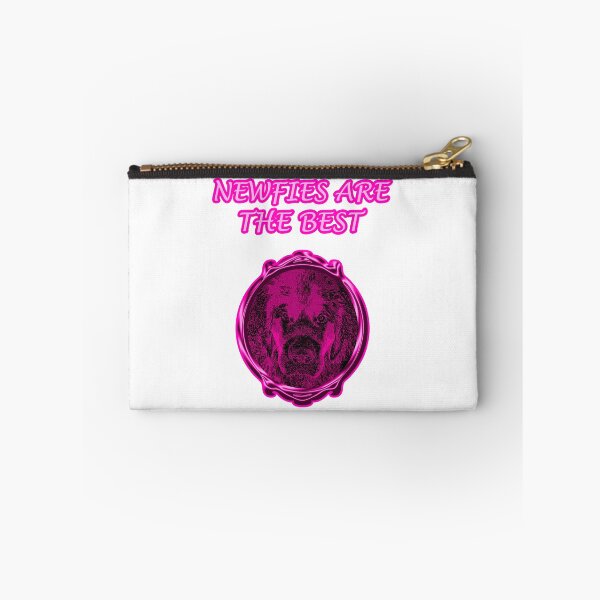 Item preview, Newfoundland dog black pink designed and sold by Moonyflower.