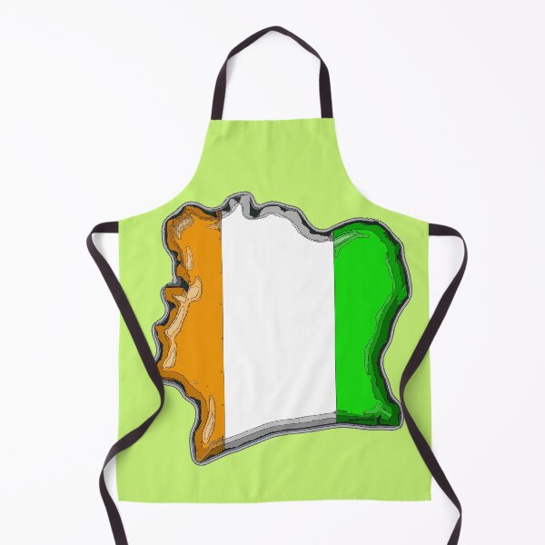 Item preview, Cote d'Ivoire Ivory Coast Map With Ivorian Flag designed and sold by Havocgirl.