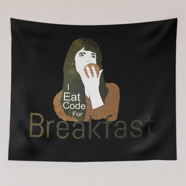Item preview, Working Online Coder (Code For Breakfast) designed and sold by MindCereal.