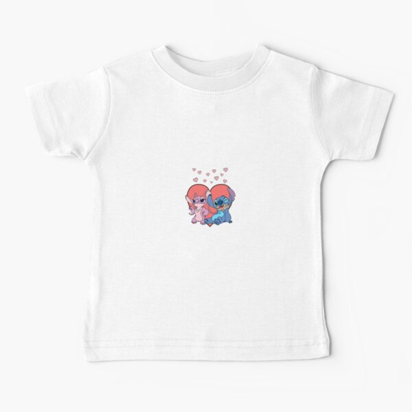 Disney Stitch et Angel Doodle Hug T-shirt pour enfant 