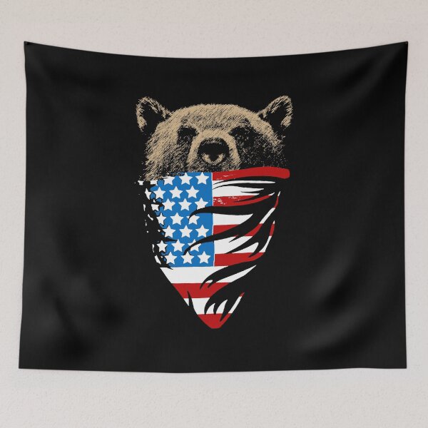 Item preview, American Bear - Awesome Bear lover Gift designed and sold by Teenation9.
