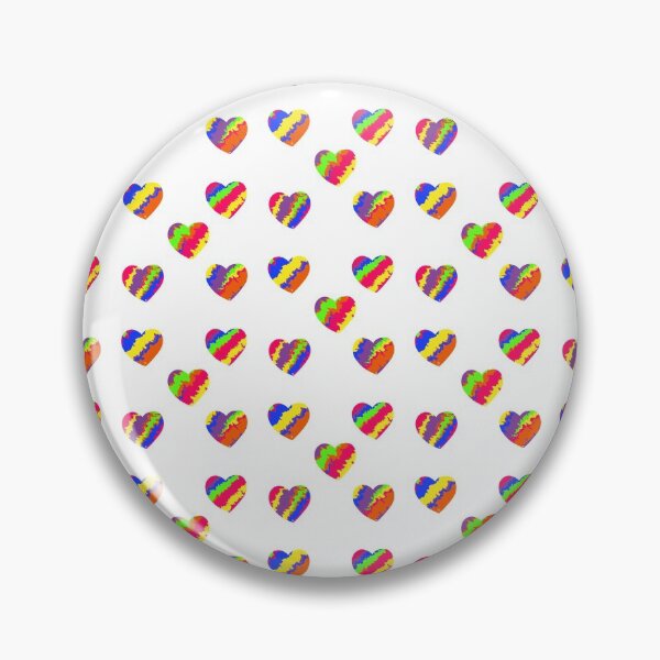Item preview, Tie Dye Rainbow Heart Sticker Pack designed and sold by Mickey Kyan.