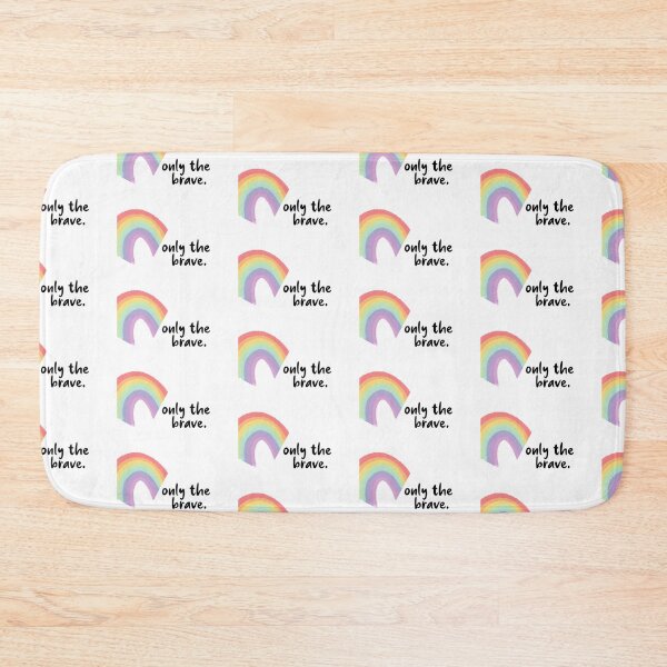 Item preview, only the brave rainbow designed and sold by kristi designs.