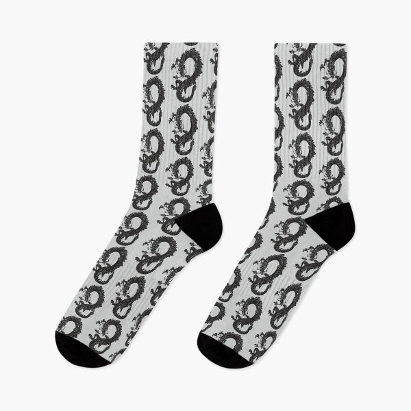 Item preview, Oriental Dragon in Black  designed and sold by SpiceTree.