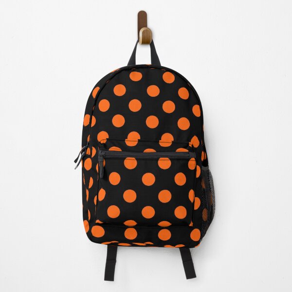 Item preview, Black with Orange Polka Dots designed and sold by TheFrostedDonut.