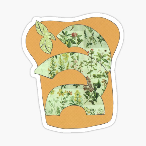 Avocado on Toast Mixed Media Sticker Sticker
