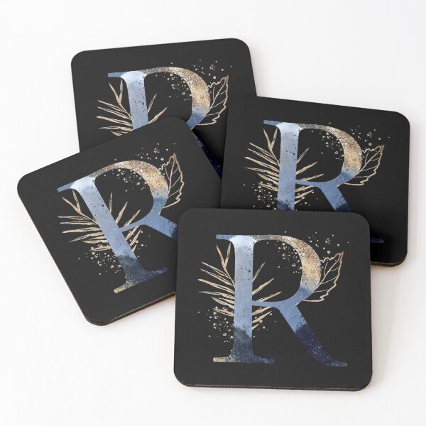 Item preview, Floral Initial Letter R, Monogram designed and sold by PinkLotusArt.