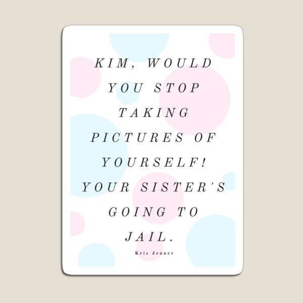 Aperçu de l'œuvre KUWTK - Kim arrête de prendre des selfies! créée et vendue par MaiaQ1998.
