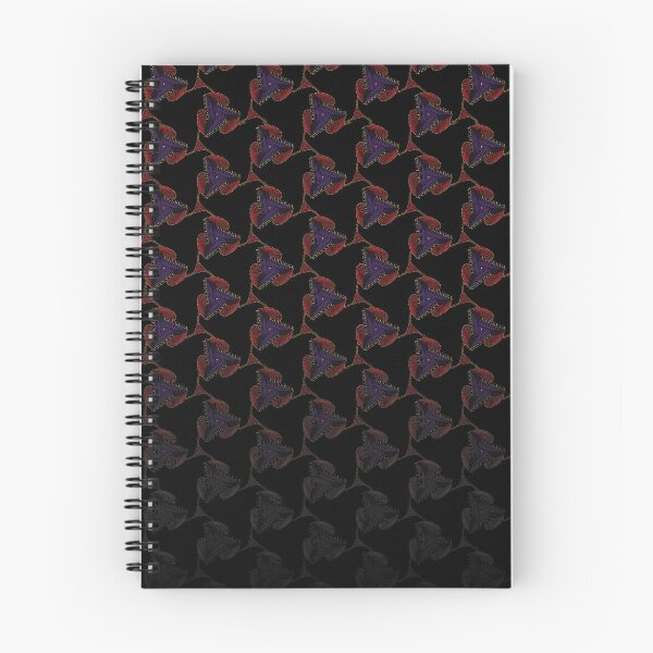 Item preview, Red Triad Ethnic African Wax Mosaic Fade Pattern designed and sold by Neo-African-Wax.