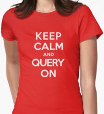 Query On Women's Fitted T-Shirt
