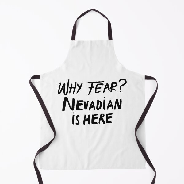 Item preview, why fear? nevadian is here. black designed and sold by bumperapparels.