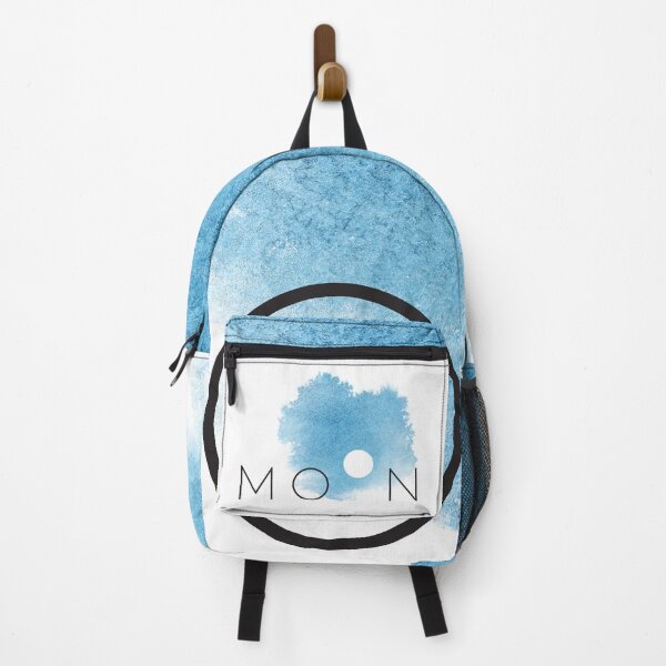 Item preview, Full Moon Phase Blue Watercolor Lunar Sky Bohemian designed and sold by Inogitna Designs.