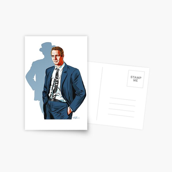 Item preview, Paul Newman - An illustration by Paul Cemmick designed and sold by TIGERDAVER.