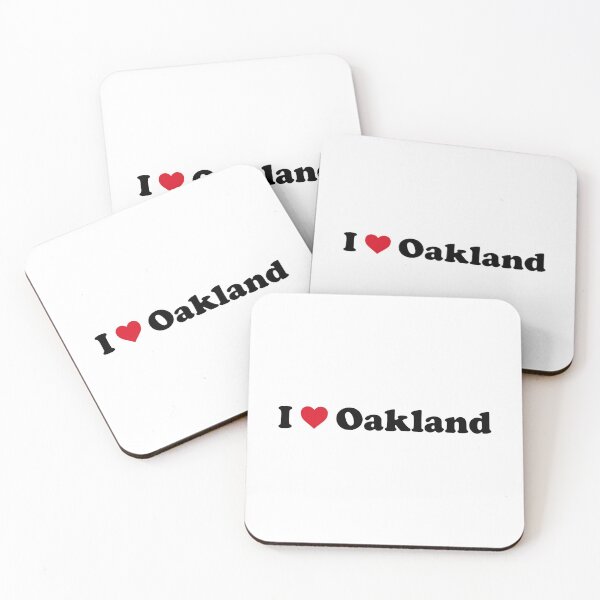 Item preview, I Love Oakland designed and sold by Novel Gifts.