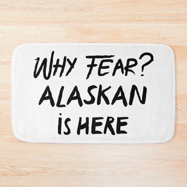 Item preview, Why fear? alaskan is here (black) designed and sold by bumperapparels.