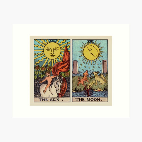 Tarot Hand' Sticker by holykrak  The moon tarot card, Tarot cards art, The  moon tarot