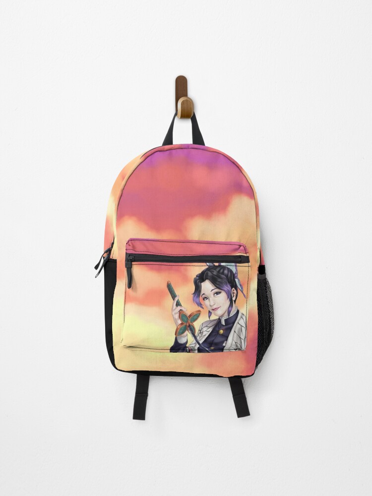 Shinobu Kocho Demon Slayer Kimetsu No Yaiba Anime Butterfly Fan Art Backpack By Jovak Redbubble