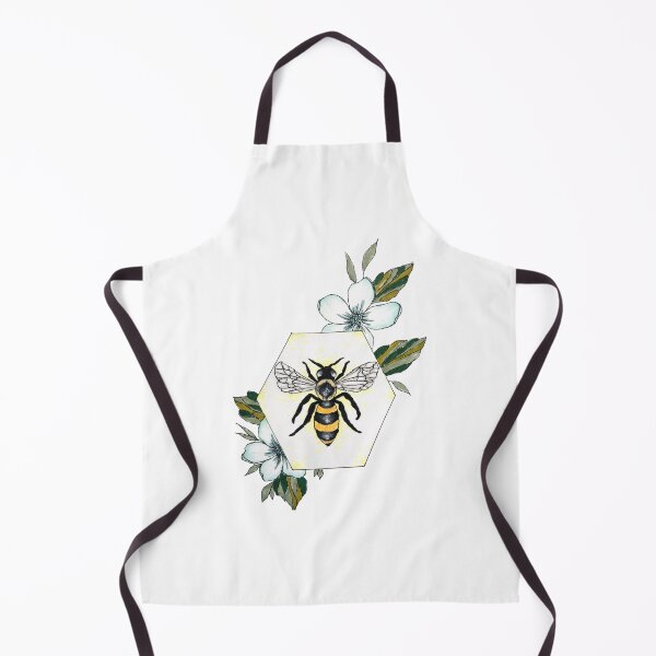 Item preview, Abeja geométrica con flores designed and sold by Lizziegraeter.