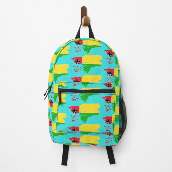 Item preview, Guinea-Bissau Map With Bissau-Guinean Flag designed and sold by Havocgirl.