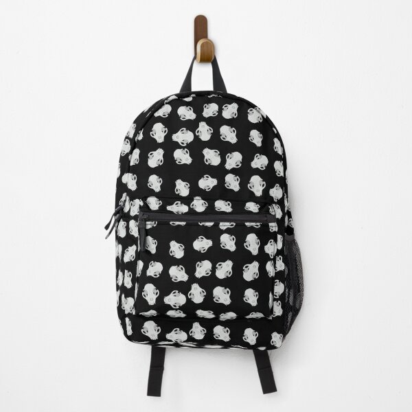 Item preview, Cat skull pattern black designed and sold by MarisaCArt.
